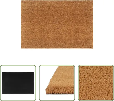 Produktbild von The Living Store Fußmatte Natur 60x90 cm Kokosfaser Getuftet