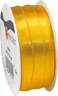 Produktbild von Satinband, 10 mm, Rolle à 10 m Gelb