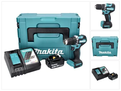 Produktbild von Makita DDF 487 RF1J Akku Bohrschrauber 18 V 40 Nm Brushless + 1x Akku 3,0 Ah + Ladegerät + Makpac