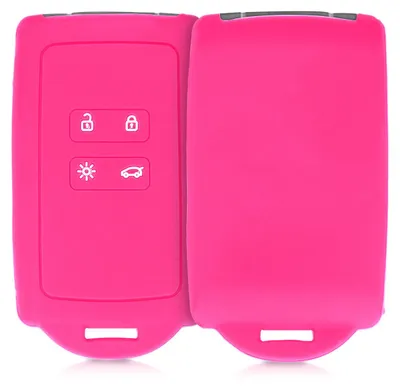 Produktbild von kwmobile Schlüsselhülle für Renault 4-Tasten Smartkey Autoschlüssel (nur Keyless Go) Hülle - Autoschlüssel Schlüssel Hülle aus Silikon -