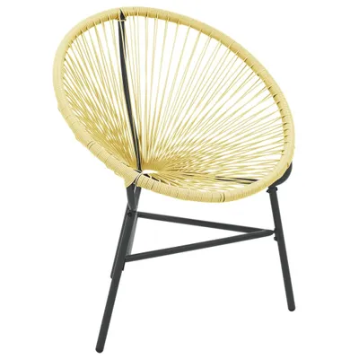 Produktbild von vidaXL Acapulco-Gartenstuhl Poly Rattan Beige