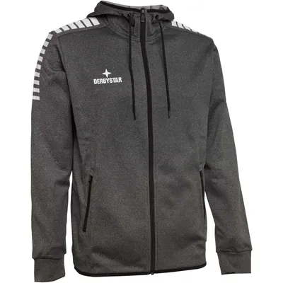 Obrázok produktu pre DERBYSTAR Primo Kapuzenjacke, Gr.116/128, grau schwarz