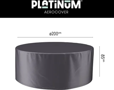 Produktbild von AeroCover Schutzhülle Gartenmöbel Sitzgruppen rund Ø200x85cm, Patio furniture set cover, Grau, Polyester, 1 Stück(e)