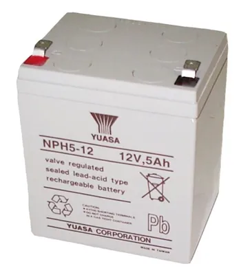 Produktbild von Goobay 42184, Plombierte Bleisäure (VRLA), 12 V, Weiß, 5000 mAh