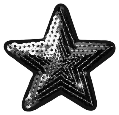 Pailettenaufbügler, Pailettenaufnäher, Aufbügler, Aufnäher, Flicken schwarz