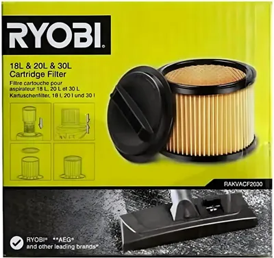 Obrázek produktu pro Ryobi RAKVACF2030 5132005115, náhradní filtr, zelený