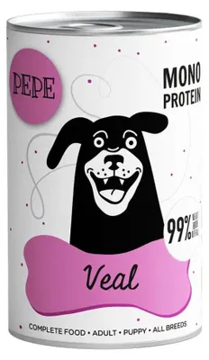 Zdjęcie produktu dla PAKA ZWIERZAKA Pepe Veal - mokra karma dla psów - 400g