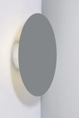 Obrázek produktu pro Moderní nástěnné LED osvětlení HOLAR - 6W, 4000K (denní bílá), 15cm, kulaté, šedé