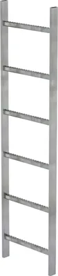 Produktbild von MUNK Schachtleiter Stahl verzinkt 400mm breit 6 Sprossen 1,68m lang
