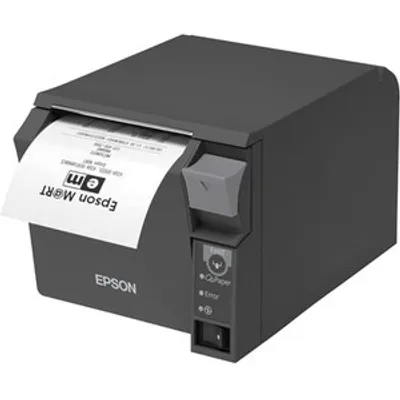 Produktbild von Epson TM-T70II (025A1): Serial + Built-in USB, PS, Black, UK, Thermodruck, POS-Drucker, 180 x 180 DPI, 250 mm/sek, 20 Zeichen pro Zoll, 80, 42 / 56 mm