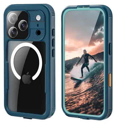 Produktbild von Crong Seal Cover - IP68 Wasserdichte Hülle für iPhone 17 Pro (Marine)