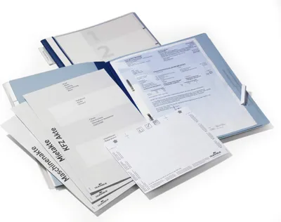 Obrázok produktu pre Odolný zakladač 2556 06 Organizér - 5-násobné delenie, A4, modrý
