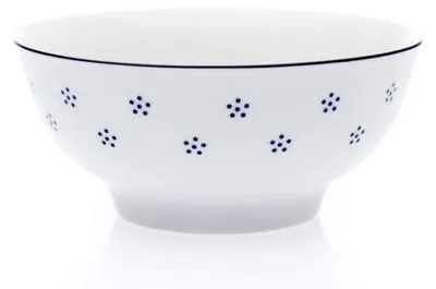 Produktbild von Suppen- und Müslischale, tschechisches Porzellan, Verona, 16 cm, blaue Valbella, G. Benedikt