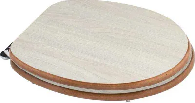 Immagine prodotto di Tavoletta wc universale in legno colore rovere grigio