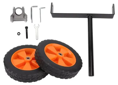 Stützrad für Motorsense, verstellbar, 26/28 mm Schaft