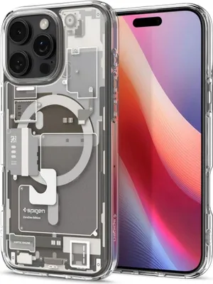 Immagine prodotto di SPIGEN Spigen Custodia per cellulare Ultra Hybrid Zero One (MagFit) 17,5 cm (6,9") Cover Titanio, Trasparente, Bianco