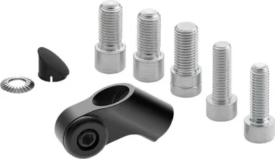Image de Rizoma Side Mount Bs713 Adaptateur universel pour rétroviseur Noir 42.5 mm Noir 42.5 mm