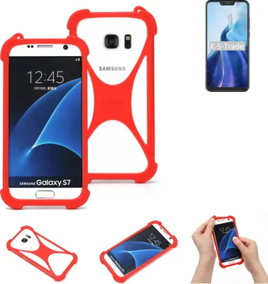 Produktbild von K-S-Trade Handy-Hülle kompatibel mit Cubot C20 Schutz-Hülle Bumper Silikon Schutz Hülle Cover Case Silikoncase Silikonbumper TPU Softcase