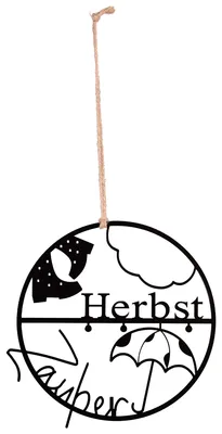 Produktbild von UNUS Deko Aufhänger "Herbst Zauber" in schwarz ca. 25 cm