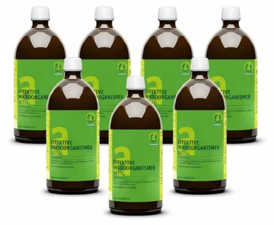 Produktbild von 6x Effektive Mikroorganismen Aktiv (EMa) Bodenhilfsstoff 1 Liter