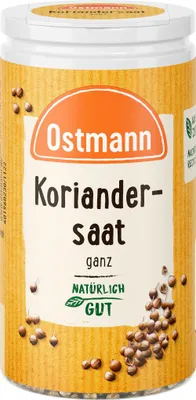 Obrázek produktu pro Ostmann koriandrová semínka celá balení celá bez přísad 25g