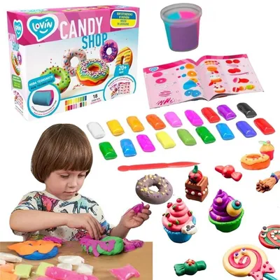 Zdjęcie produktu dla Zestaw do modelowania Candy Shop z ciastoliną i foremkami