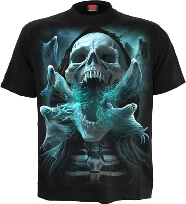 Produktbild von Spirale - Geister-Totenkopf - T-Shirt