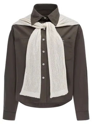 Image de Chemise pour femmes TEYLON - marron, taille M