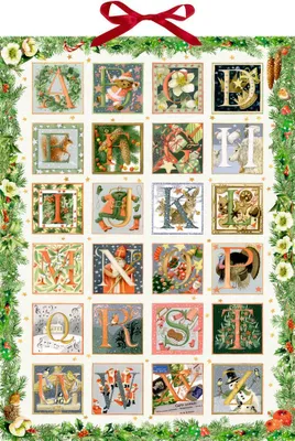 Produktbild von Wandkalender - Zauberhaftes Weihnachts-ABC