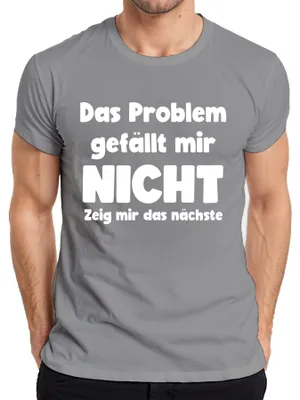 Obrázek produktu pro Neukazujte mi další sarkastické humorné pánské tričko, šedé, M