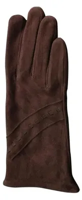 Productafbeelding van Eastern Counties Leather - Sliphandschoenen voor dames, suède, model EL543 (maat M), bruin
