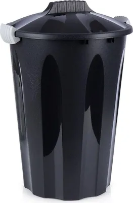 Zdjęcie produktu dla Kosz na śmieci plastikowy czarny 40 l