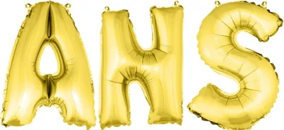 Produktbild von Folienballons Buchstaben ANS Gold 36 cm - Einheitsgröße