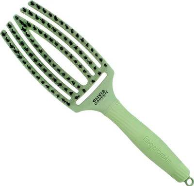 Produktbild von Olivia Garden Bürste Olivia Garden Fingerbrush Combo Medium Sage
