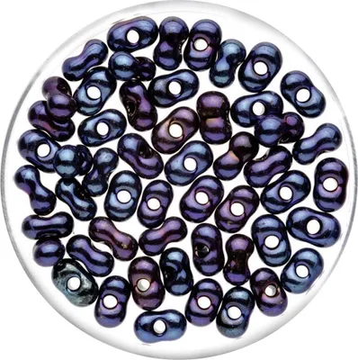 Produktbild von Glorex Farfalle 6,5 mm 17 g, blau irisierend