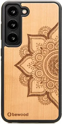 Produktbild von Bewood Holzhülle für Samsung Galaxy S23 MANDALA APFELBAUM
