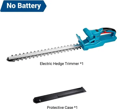 Produktbild von Heckenschere/Heckentrimmer - Akku Kabellos - 51 cm Schwert - 3000 W - Doppelschneidmesser - 18 V Kompatibel - Ohne Akku - Schwarz