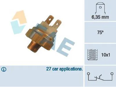 Produktbild von FAE Temperaturschalter Kühlmittelwarnlampe 35450 für VW Polo Coupe (86C, 80)