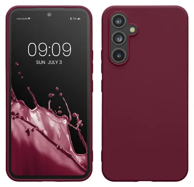 Produktbild von kwmobile Handyhülle für Samsung Galaxy A54 5G Hülle - TPU Case - Kabelloses Laden - Schutzhülle Cover in Magenta Lila
