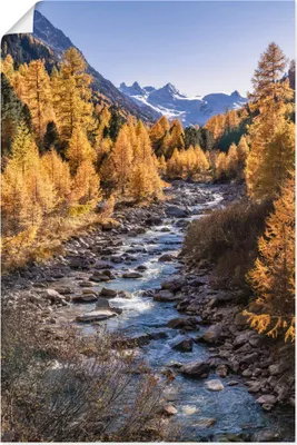 Produktbild von ARTland Poster Herbst im Oberengadin Größe: 20x30 cm