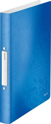 Produktbild von Leitz - Ringband Leitz Wow 4257 2Rings A4 25mm Blau | 10 Stück