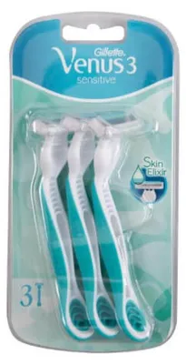 Image de Gillette 7702018487028 Gillette Sensitive Venus 3 Einwegrasierer 3 St.