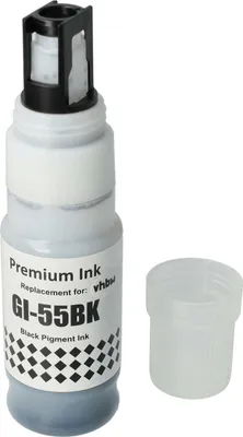 Produktbild von vhbw Nachfülltinte Ersatz für Canon GI-55BK, 6292C001 für Drucker - Refilltinte, Pigmentiert, 70ml