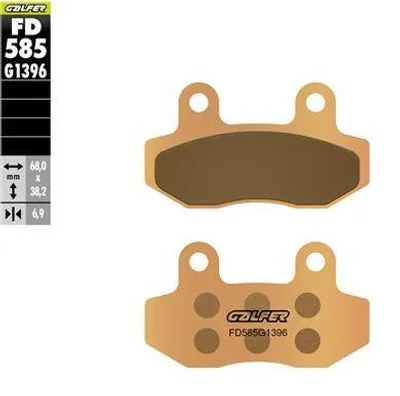 Immagine prodotto di Pastoncini Freno Galfer In Metallo Sinterizzato (Oro) Per Moto Fuoristrada Surron, Modello '24