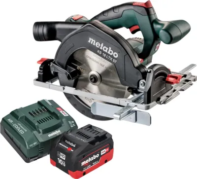 Produktbild von Metabo KS 18 LTX 57 Akku Handkreissäge 18 V 165 mm + 1x LiHD Akku 10,0 Ah + Ladegerät