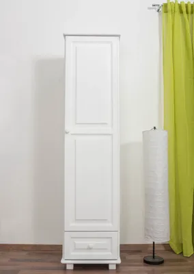 Produktbild von Vorzimmerschrank Landhaus Kiefer, Farbe: Weiß 190x47x60 cm