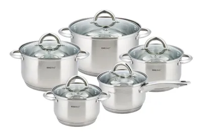Obrázek produktu pro Kinghoff hrnce Silver 10 kusů KH4449