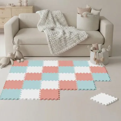 Obrázok produktu pre 27 kusov hracia podložka detská puzzle podložka 30x30 plazenie podložka podlahová podložka škôlka