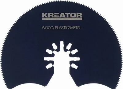 Obrázek produktu pro Kreator HSS segmentový pilový kotouč pro ponorné pily na dřevo / kov / plasty - segmentový pilový kotouč na dřevo / plast / kov