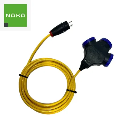 Image de Rallonge EXTREME, câble 3x1,5 PUR H07BQ-F, 25 m, 3 prises, 1320925